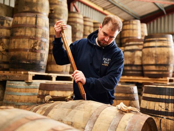 Whisky Director Joe Clark at the Spirit of Yorkshire Distillery