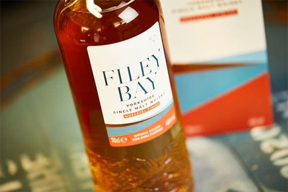 Filey Bay Moscatel Finish in the distillery