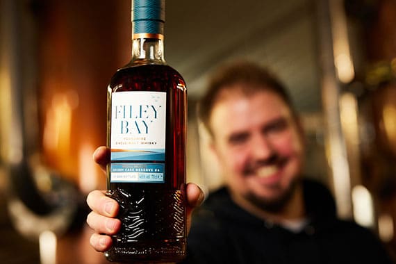 Whisky Director Joe Clark with Filey Bay Sherry Cask Reserve #4