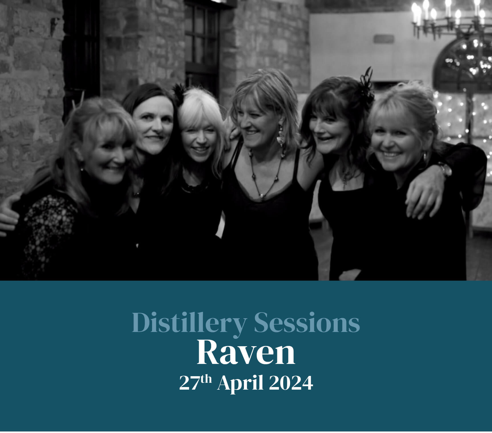 The wonderful Raven are our April Distillery Session for 2024